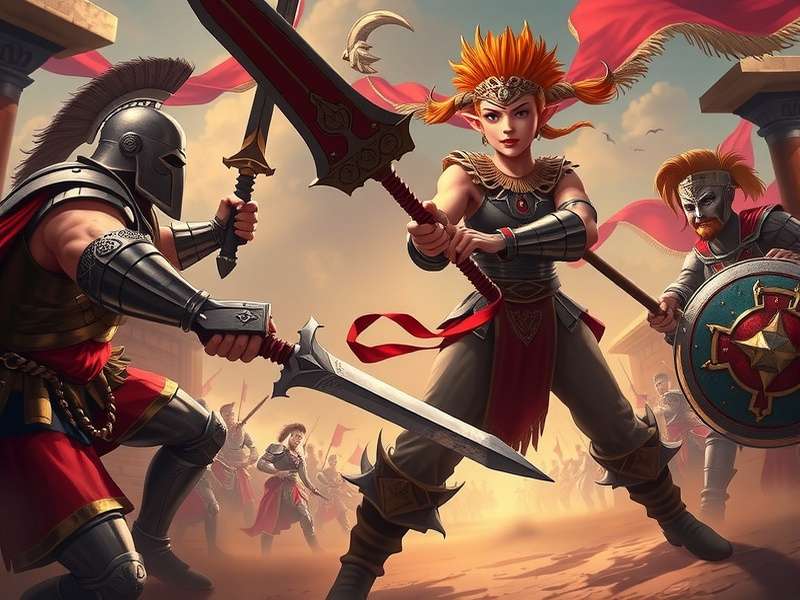 Mace Overlord Gladiator Game Artwork